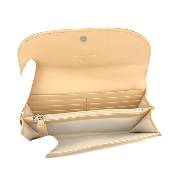 557164A V Christian Dior Wallet Long Trotter Canvas Leather Bifold - Picture 5 of 9